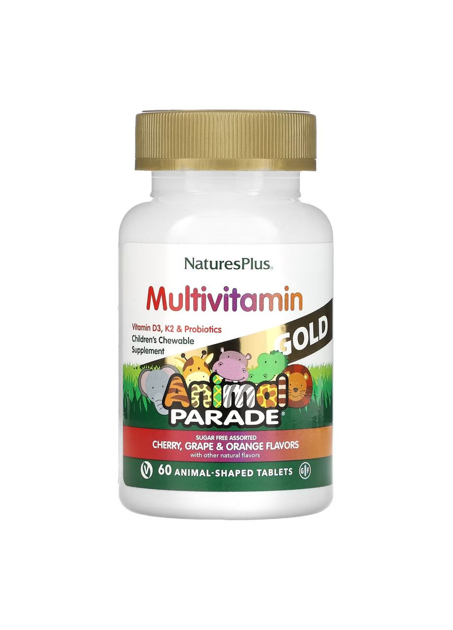 Children’s Gold Multivitamin - 60 tabs Assorted Nature's Plus (369399460)