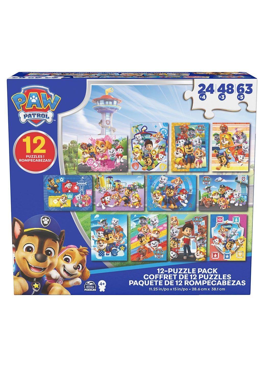 Набір з 12 пазлів «Цуценячий патруль» (SM33649/6073382) Spin Master (365876249)