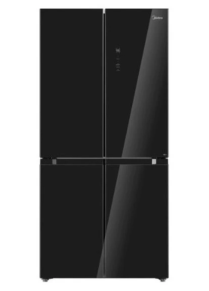 Холодильник MDRF632FIF22 (черное стекло) Midea