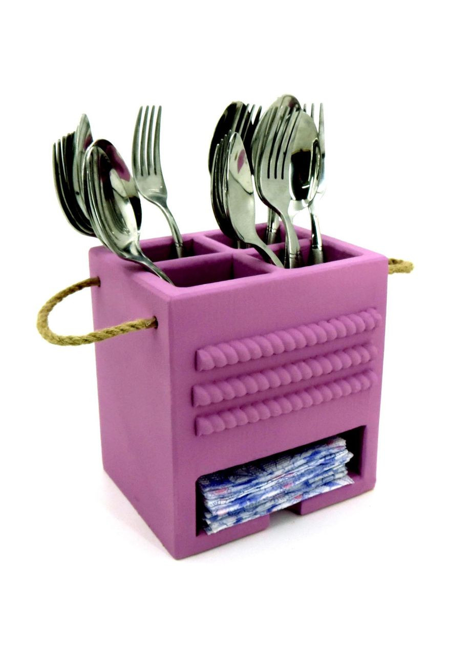 Подставка для столовых приборов из дерева Пиасера флокс (ПСП-001155) No Brand (327426585)