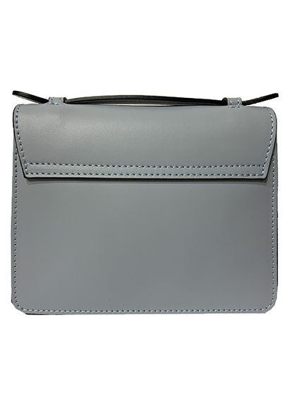 Сумка женская кожаная гладкая голубая маленькая итальянская кроссбоди (Д/Ш/В) 17/8/13(см) Felicita (336377659)