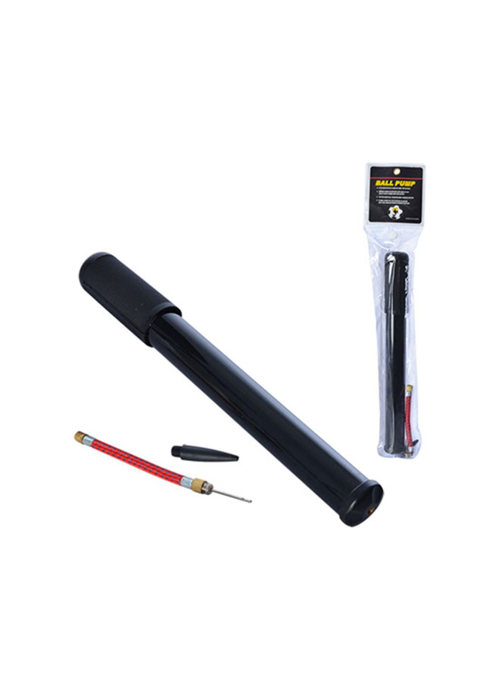 Насос пластиковый ручной 29см с голкой для накачивания мячей (MS 0707) No Brand (311223054)
