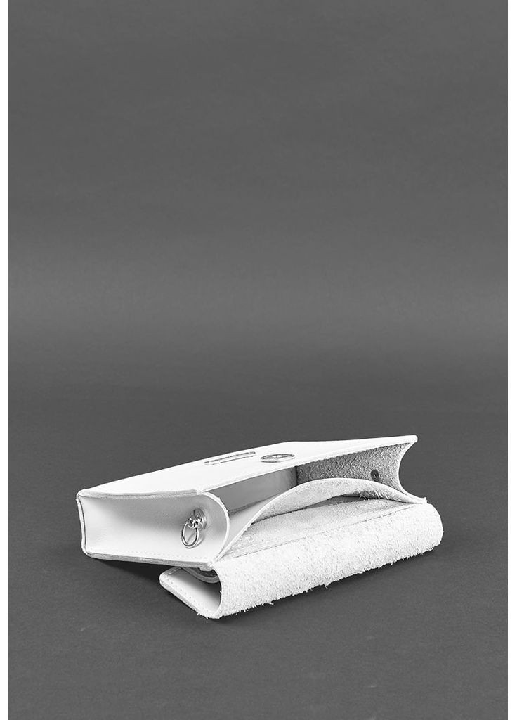 Женская кожаная сумка поясная/кроссбоди Mini белая BlankNote (348359102)