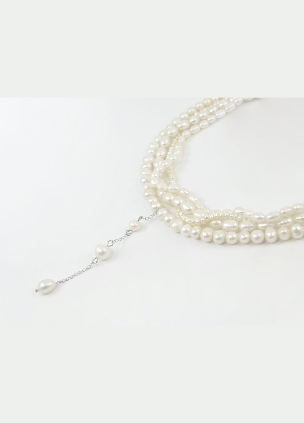 Эксклюзивные бусы "Перфея" Жемчуг, рондель, бочка, подвеска, капля Fursa fashion (322316145)