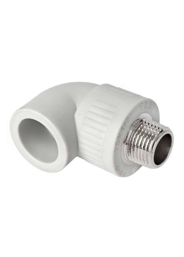 Кутник 90° PP-r із зовнішньою різьбою 25 мм х 1/2" ITAL (316095138)