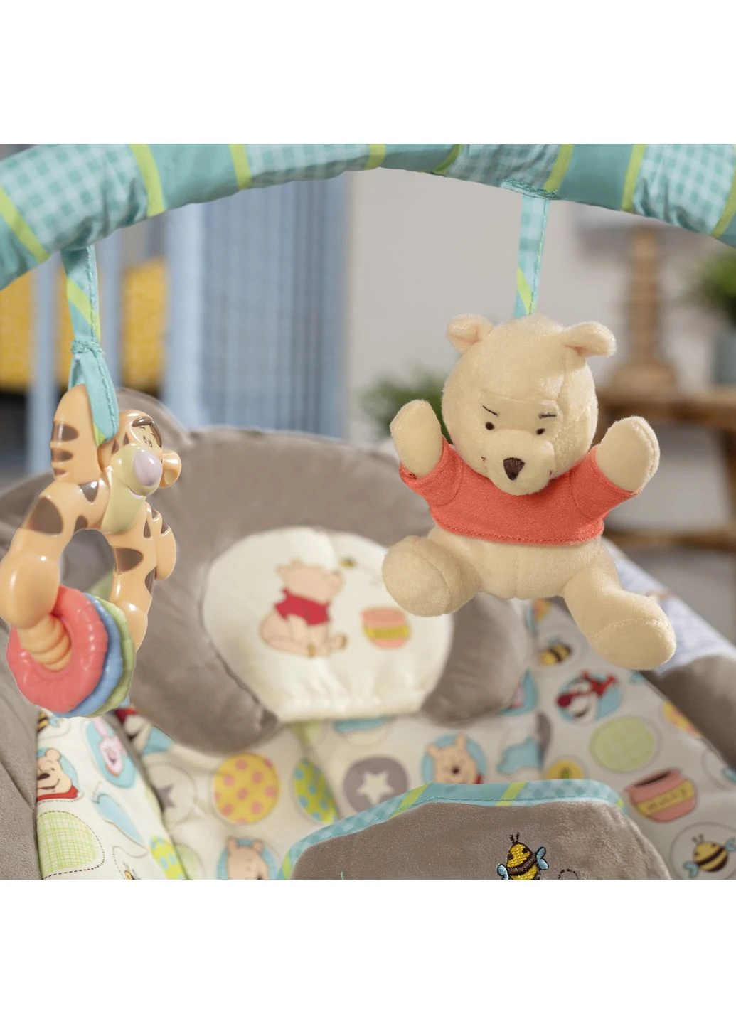 Шезлонг Winnie The Pooh Dots & Hunny Pots (60256) Bright Starts (381923234)