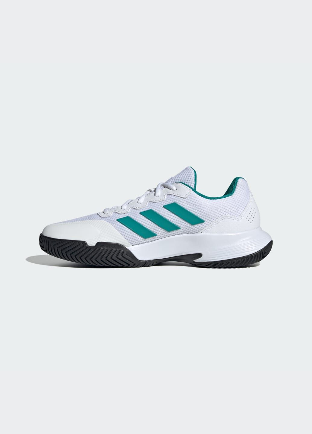 Белые летние кроссовки для тенниса gamecourt 2.0 adidas