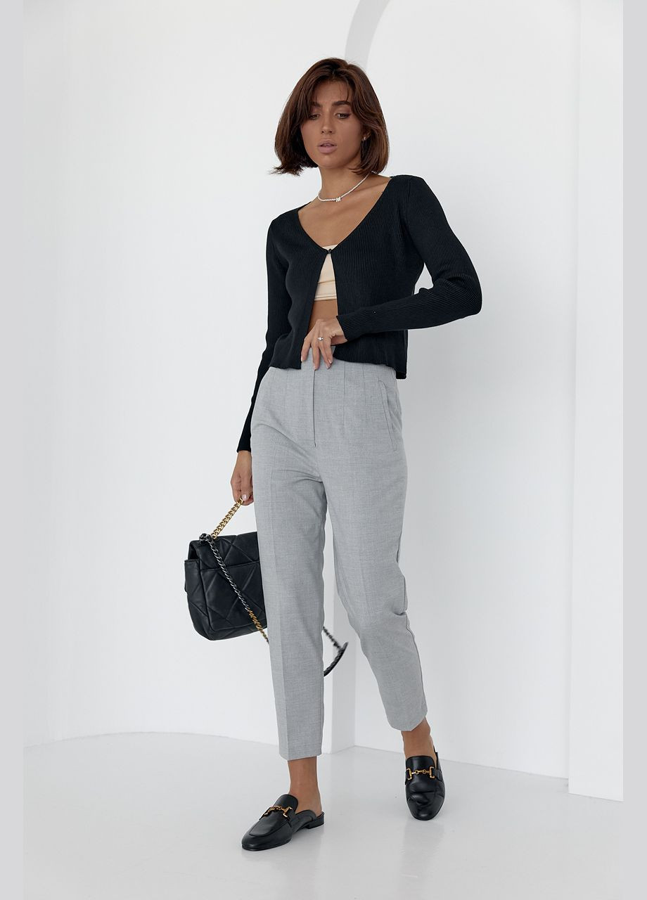 Классические женские брюки укороченные Liton (297373606)