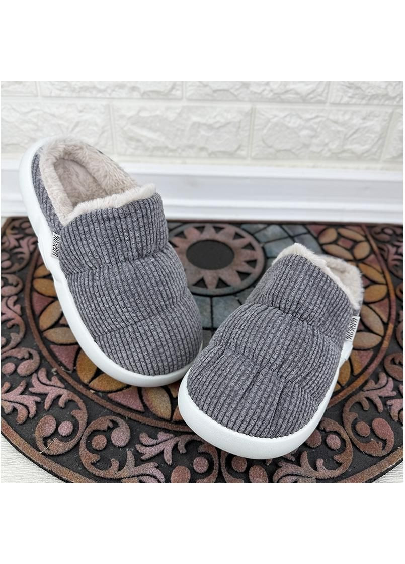 Серые домашнi чоловiчi тапочки закритi vs-002917-3 сiрi Jomix