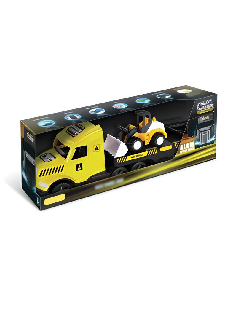 Іграшка дитяча Magic Truck Technic Вантажівка з бульдозером (36430) Тигрес (365544911)