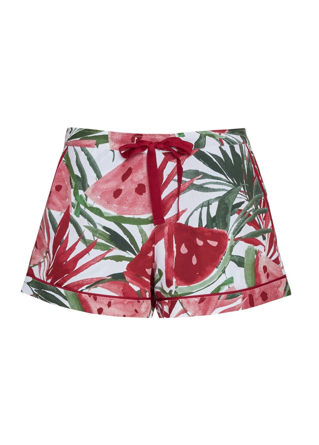 Темно-червона всесезон піжама жіноча 0228-0215 майка + шорти Cyberjammies Mel