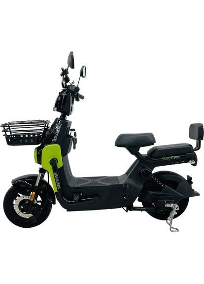 Велосипед з електромотором SPARK TOUR PRO 14" 60 V / 1000 W / 20 Ah чорний із зеленим Електромотор (396512058)