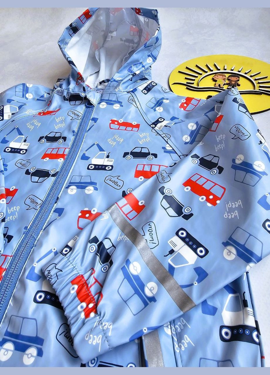 Дощовик куртка дитяча грязепруф 110-116см ☔️ демі без утеплення☔️ водонепроникна демісезонна Lupilu Куртка (303628043)