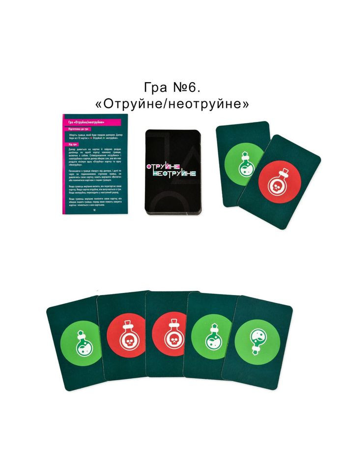 Настільна гра 6 в 1 "Ти знаєш, що робити 2" 30841 картки 54 шт No Brand (354774121)