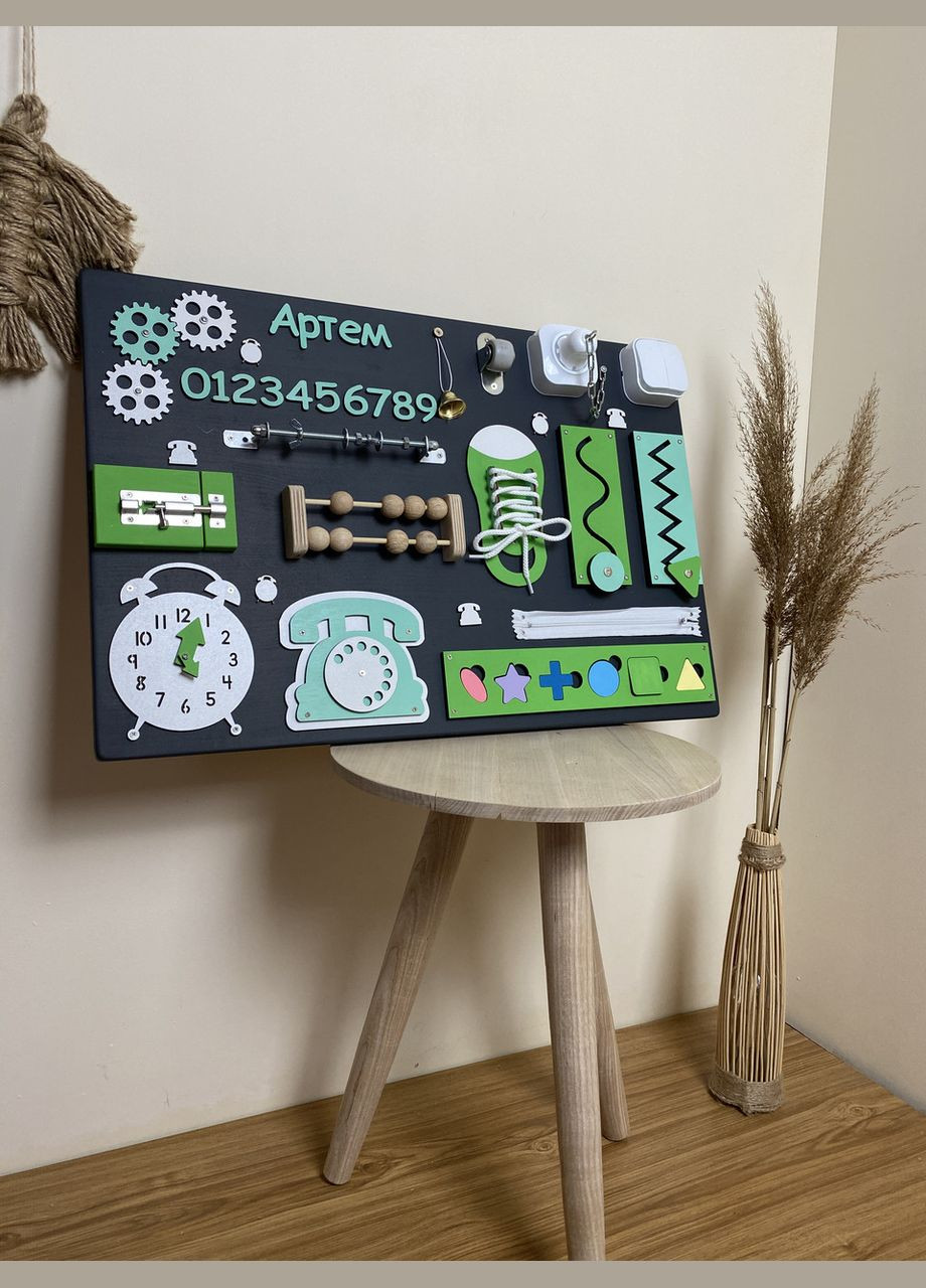 Универсальный бизиборд развивающая игрушка 40х60 см No Brand (355890431)