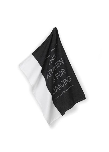 Рушник кухонний Gianna 12781 70x50 см чорний з білим Kela комбінований