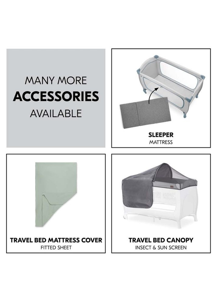 Дитяче ліжечко-манеж Sleep N Play Go Plus Dusty Blue () Hauck 60089-4 (335030425)