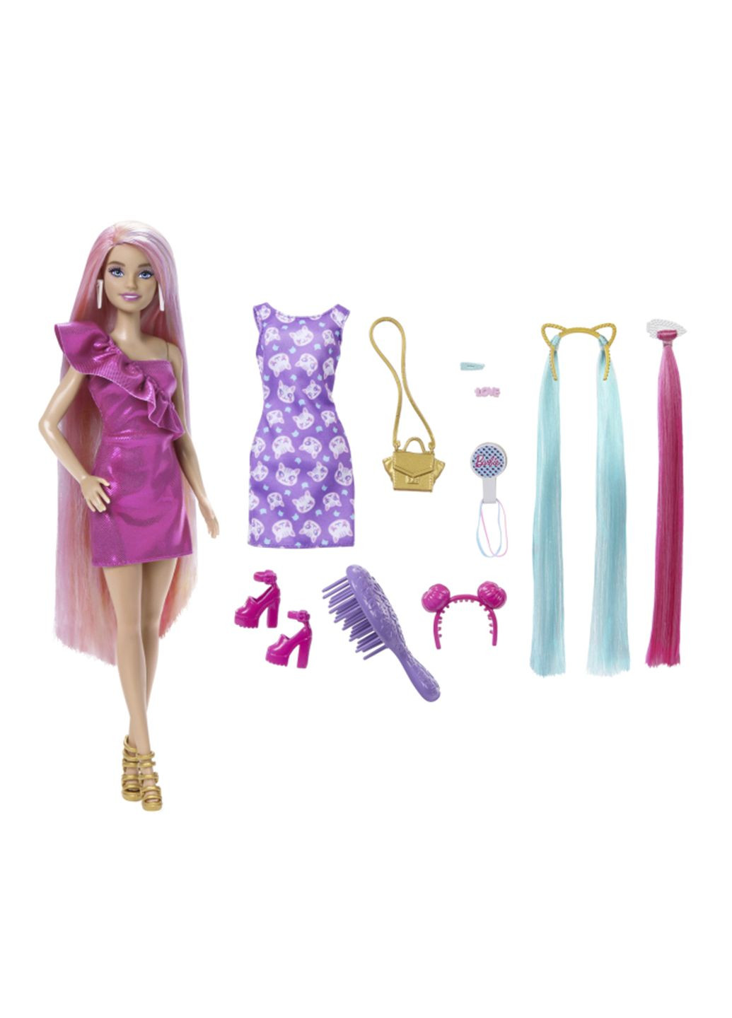 Ігровий набір "Дивовижні зачіски" колір різнокольоровий CB-00259356 Barbie (314891064)