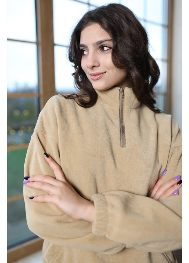 Бежевый зимний костюм для девочки (подростковый) hc (h001-6453-027-2) Носи своє