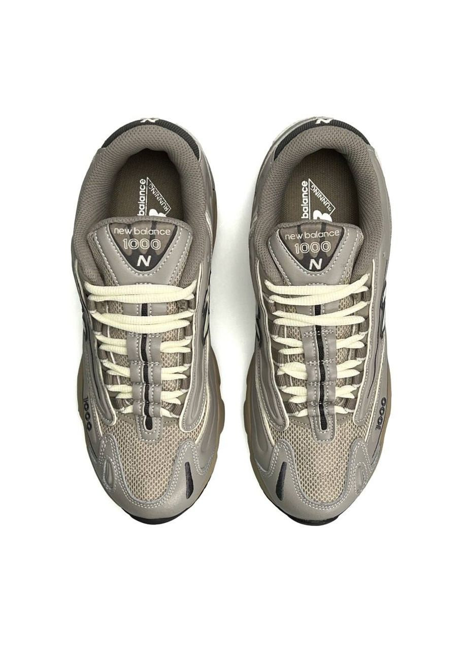 Сірі Осінні кросівки чоловічі new balance light grey beige No Brand 1000