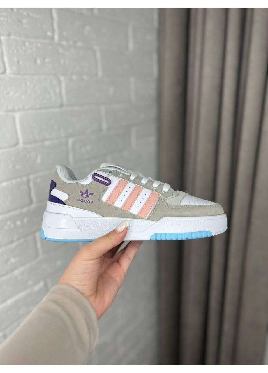 Комбіновані Осінні кросівки чоловічі adidas forum low colors адідас форум No Brand