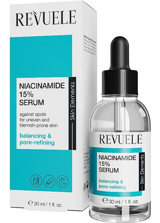 Сироватка для обличчя з ніацинамідом Niacinamide 15% Serum 30ml (1139821-105299) REVUELE (368603345)