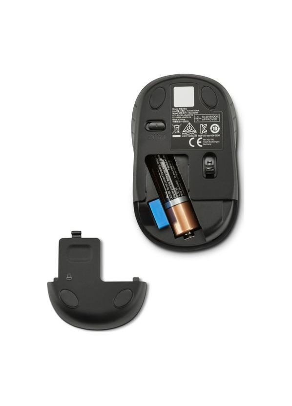 Мишка бездротова 200 Black Wireless Mouse, 3 кн., 1000 dpi, чорна HP (314780929)