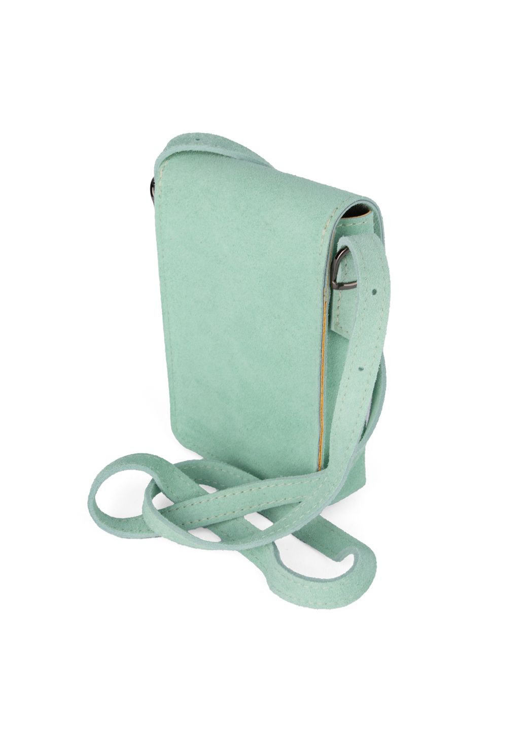 Сумка для телефону жіноча замшева 03804 зелений чай Virginia Conti (335381201)