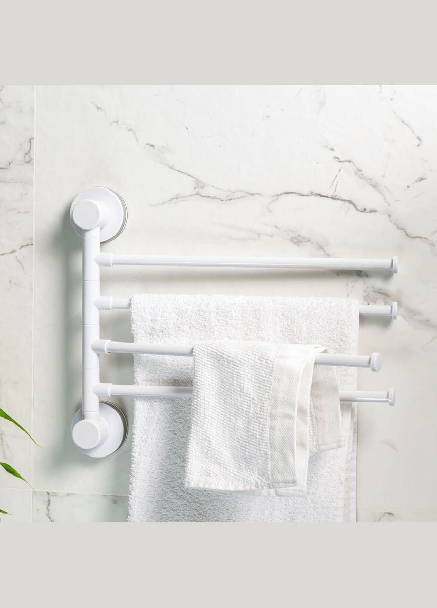 Держатель для полотенец MVM BP-28 клеящийся /Серый (BP-28 WHITE/GRAY) МВМ (365280868)