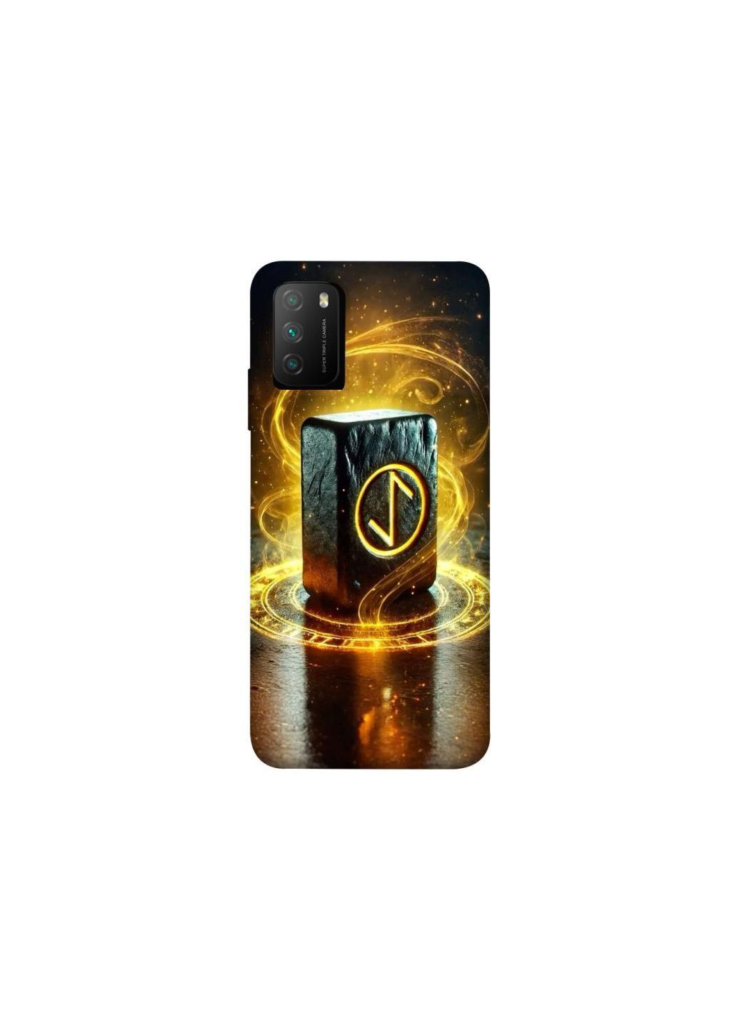 Чехол на Xiaomi Poco M3 Руна Эйваз Frontalka (354183096)