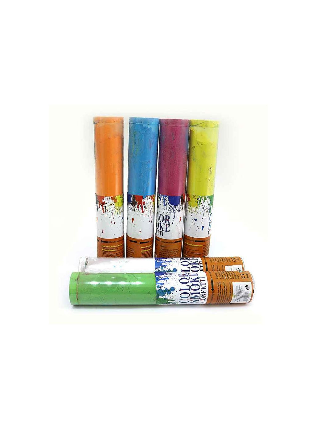 Хлопавка пневматична Кольоровий дим 50см. кол. мука 0917-50 ТМКИТАЙ No Brand (354769585)