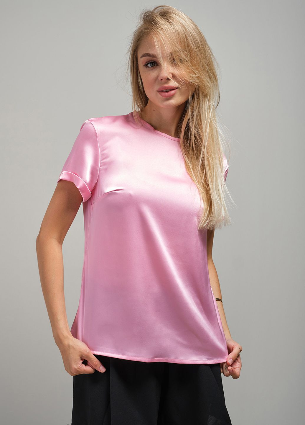 Розовая блуза с коротким рукавом 103345 Power