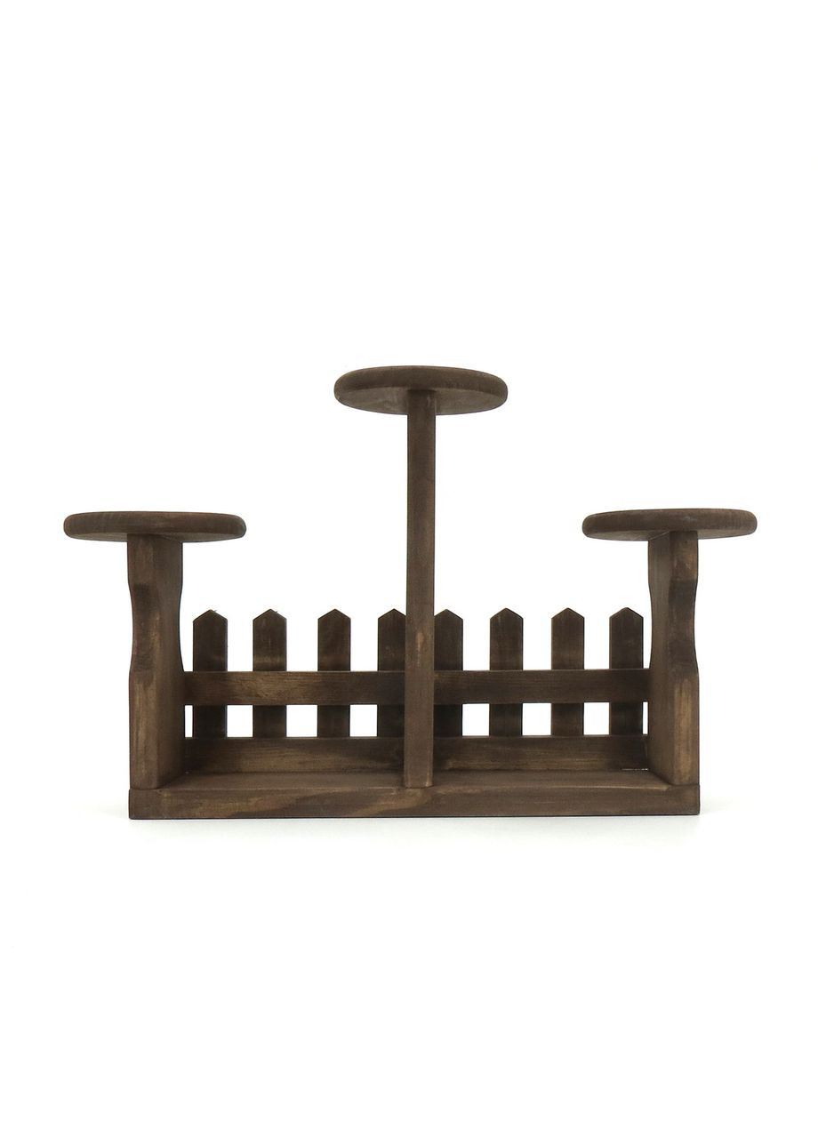 Підставка для квітів з дерева Тенеріфе мокко (ЦВП-002010) No Brand (328230290)