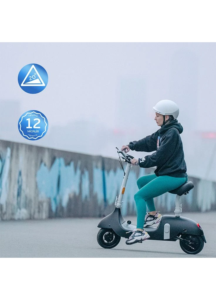 Электросамокат с сиденьем OKAI Ceetle PRO EA10C Black 10', 350(900)W, 25Km/h, 10.4Ah, 55Km, 20%, NFC, App, 29kg Sharp (395113786)