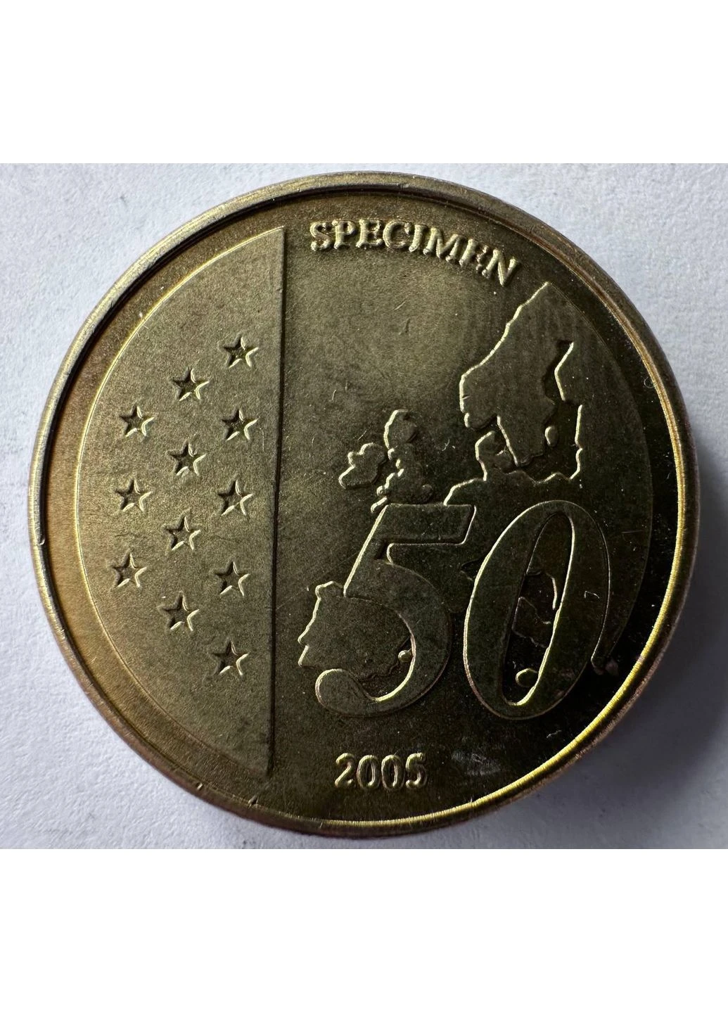 Монако Пробна монета 20 центів 2005 рік Монети світу No Brand (394410916)
