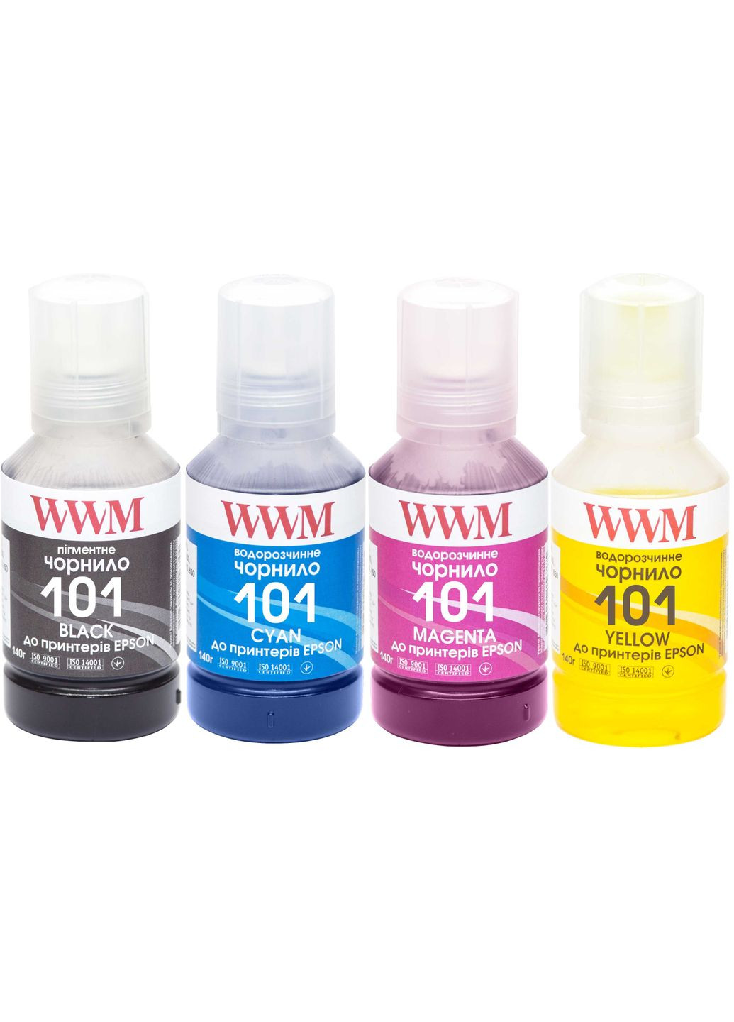 Комплект чорнил Epson L4150/L4160, 4 x 140 мл (E101SET4) WWM (314749085)