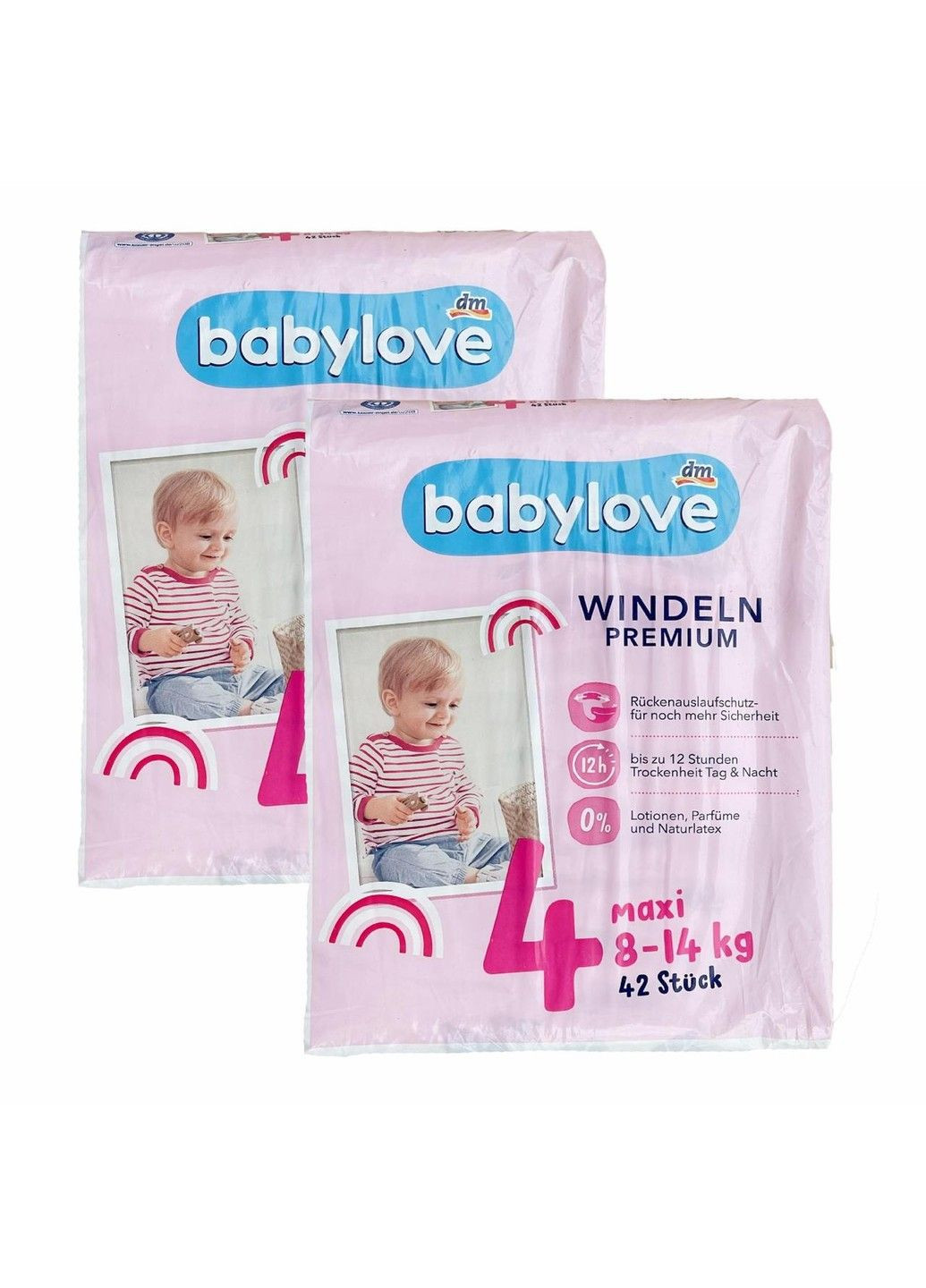 Подгузники Premium 4 Maxi (8-14) кг 84 шт. BabyLove (341133579)