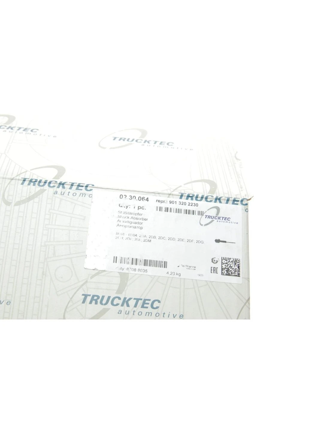 Амортизатор (передний) MB Sprinter 208-316/VW LT 28-35 96 AUTOMOTIVE 02.30.064 RU63 No Brand (339661664)