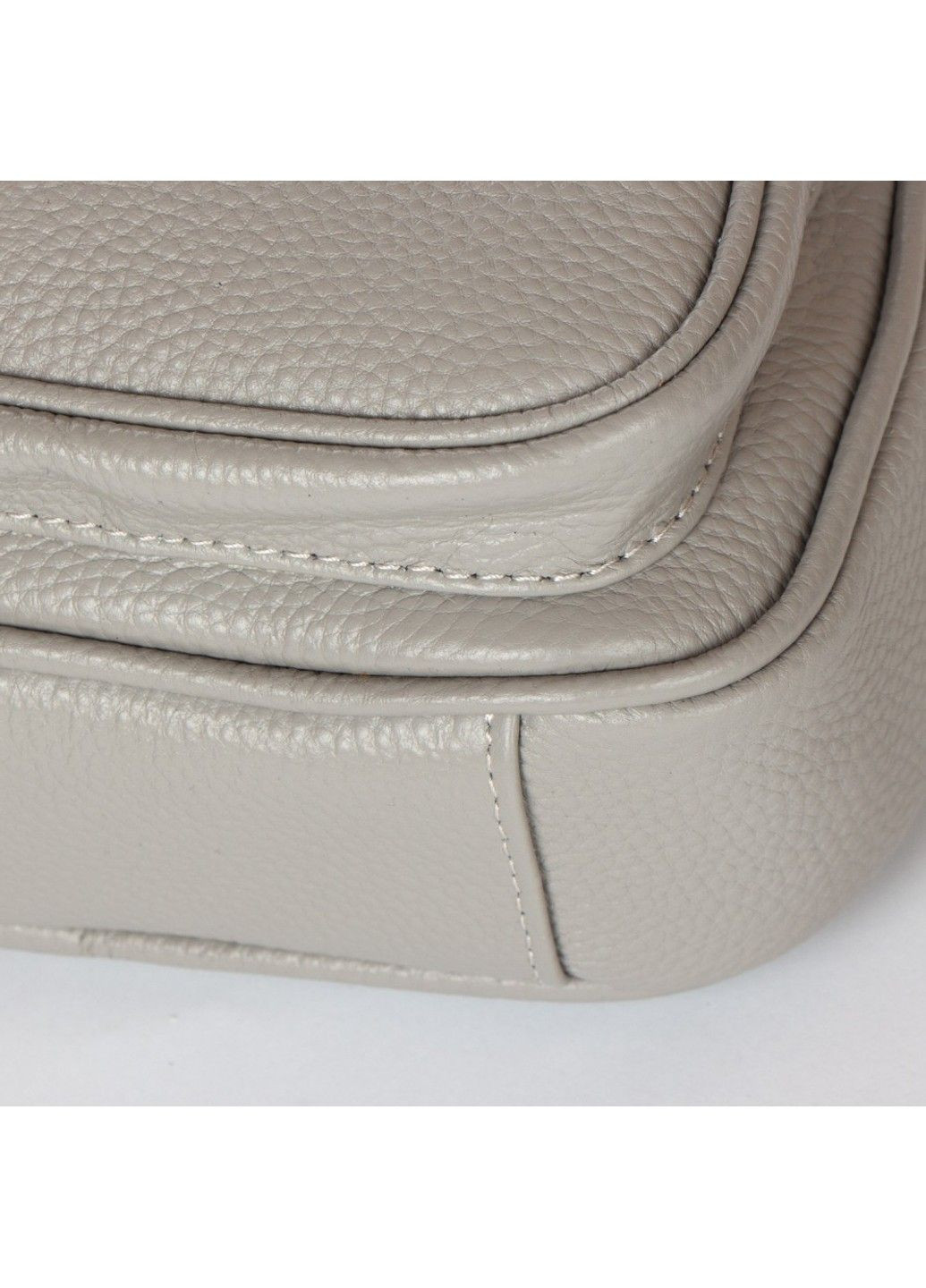 Женская кожаная сумка 99112 white-grey Alex Rai (291682977)