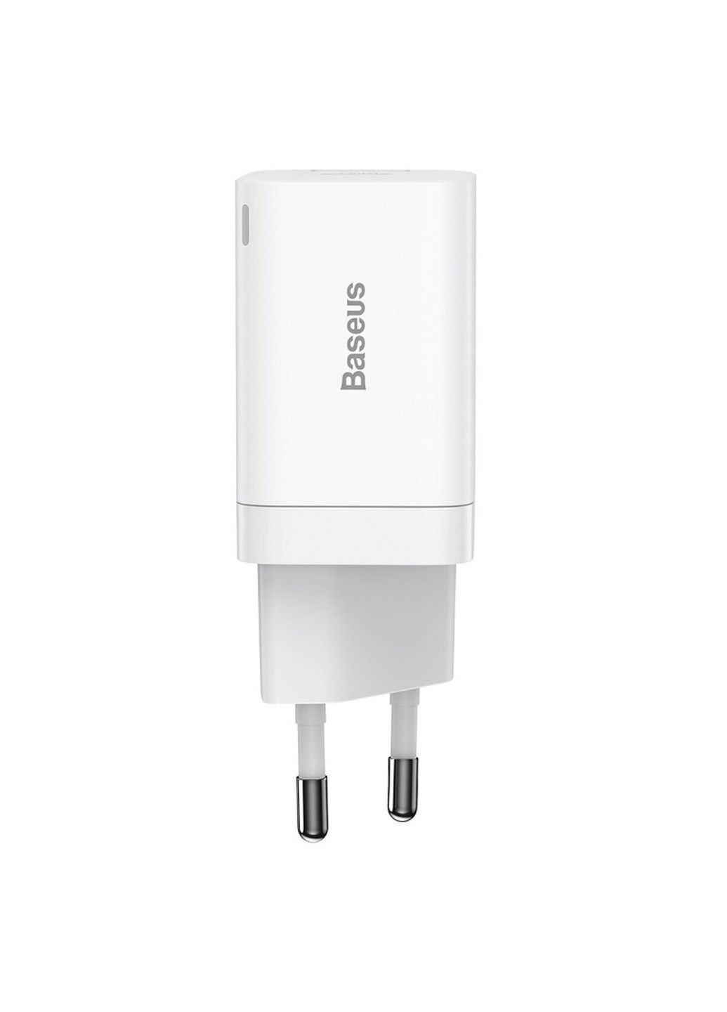 Сетевое зарядное устройство для Super Si Pro Quick Charger C+U 30W EU White Baseus (369457500)
