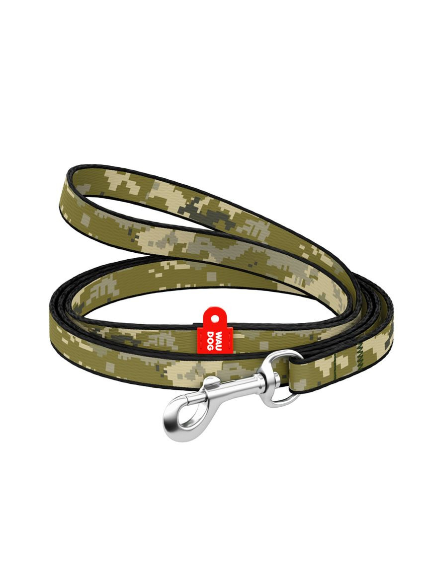 Повідець WAUDOG Nylon, малюнок "Мілітарі", ширина - 10мм, довжина 122см Collar (368710704)
