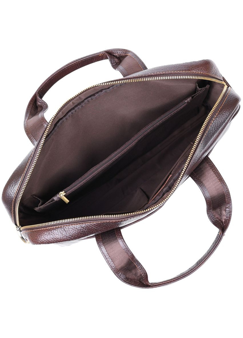Чоловіча шкіряна сумка для ноутбука коричнева розмір 38х26х8 см 20679 Vintage (362417822)