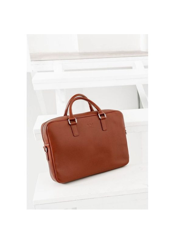 Сумка мужская кожаная через плечо Briefcase 2.0 светло-коричневый The Wings (302008432)