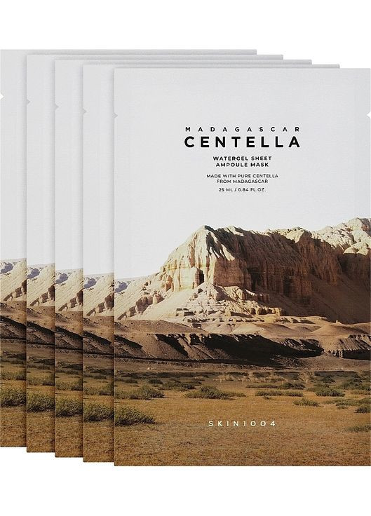 Интенсивная гидрогелевая маска с увлажняющим эффектом Madagascar Centella Центеллой 25 мл SKIN1004 (371911024)