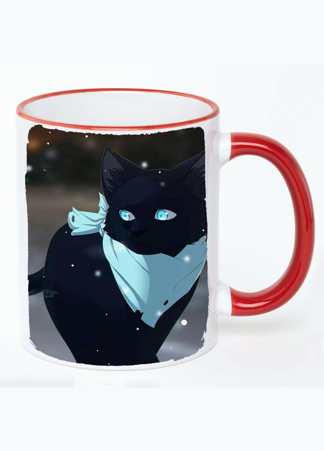 Чашка Бездомний Бог Аніме #002 (кухоль, кухоль) Біла з Червоною ручкою 330 мл No Brand (322713714)