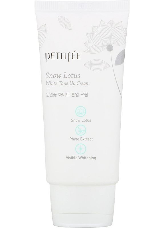 Petitfee & Koelf Зволожувальний і освітлювальний крем для обличчя Snow Lotus White Tone Up Cream 50ml (2-673052) — Крем, Південна Корея (369794938)