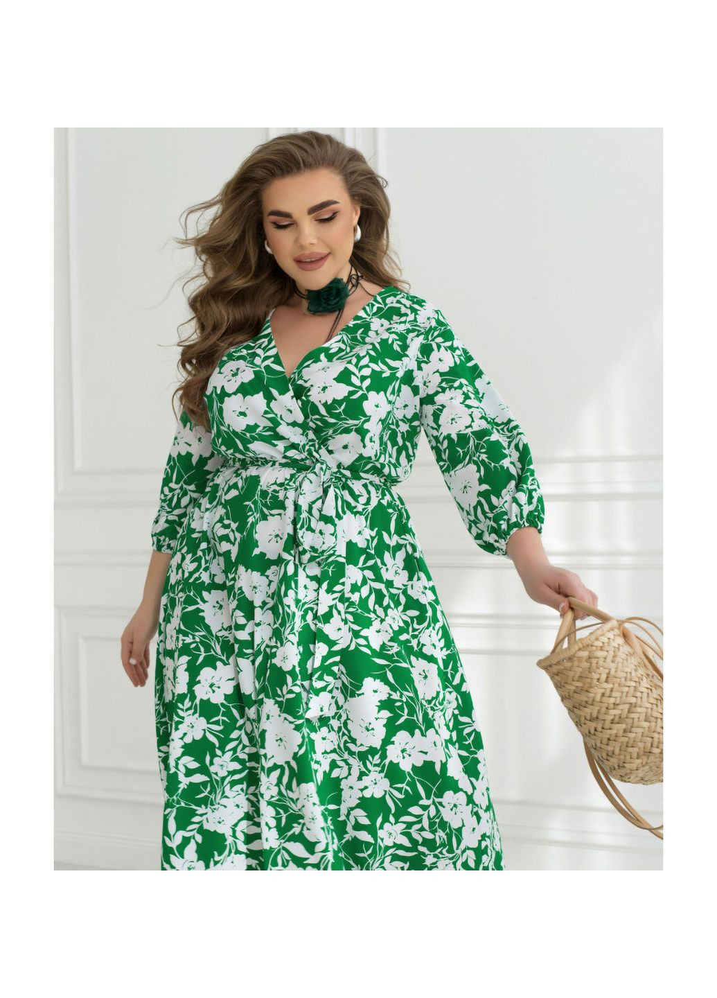 Зеленое платье Liton