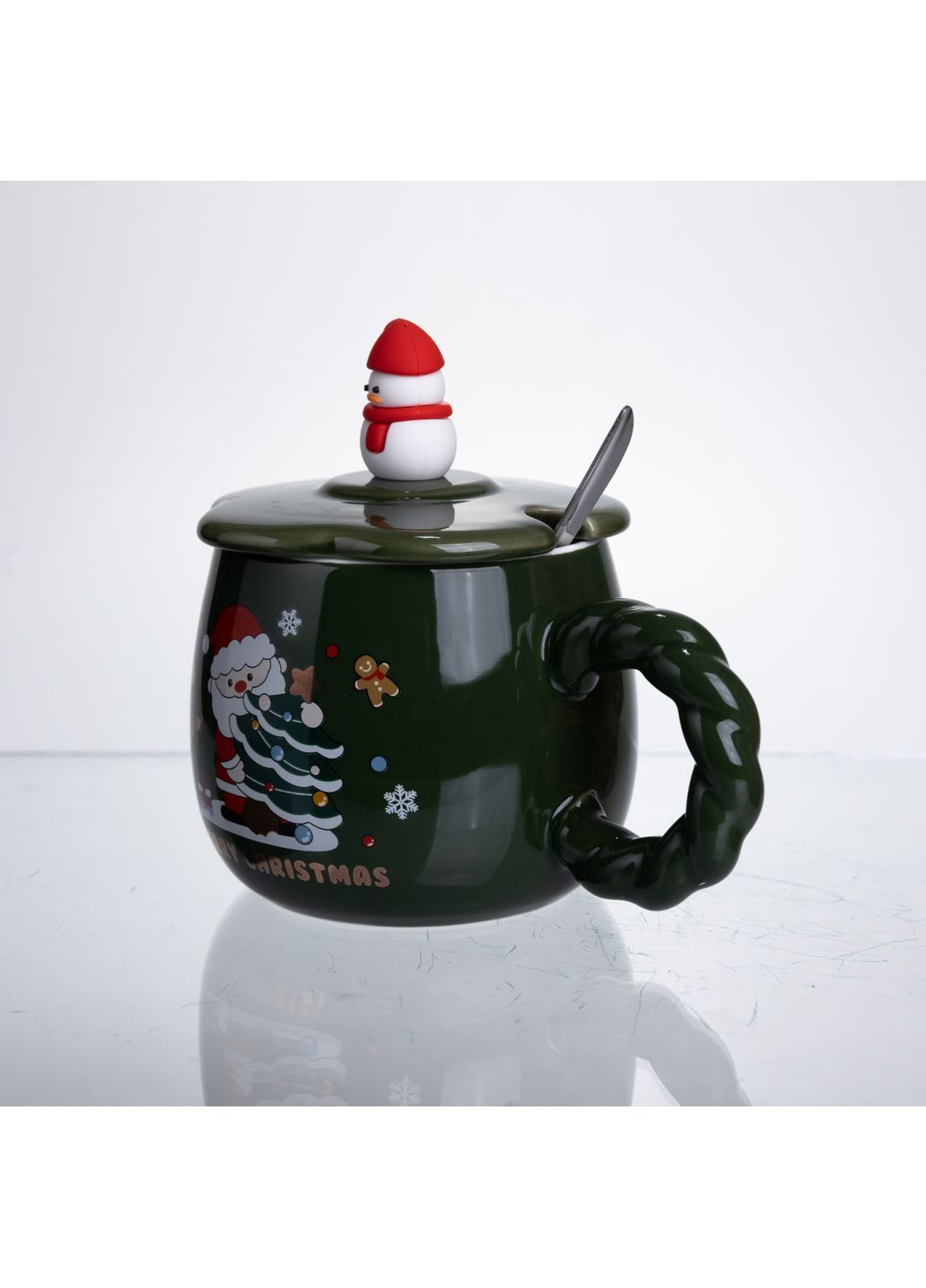 Чашка фарфоровая Winter's Tale 400 мл с крышкой FM-CS-20D No Brand (368641389)