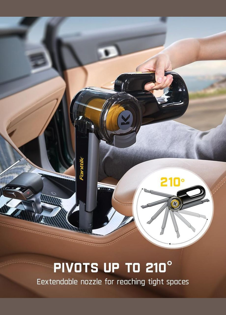 Аккумуляторный пылесос V10 Apex 50AW/17kPa Fanttik (336377173)