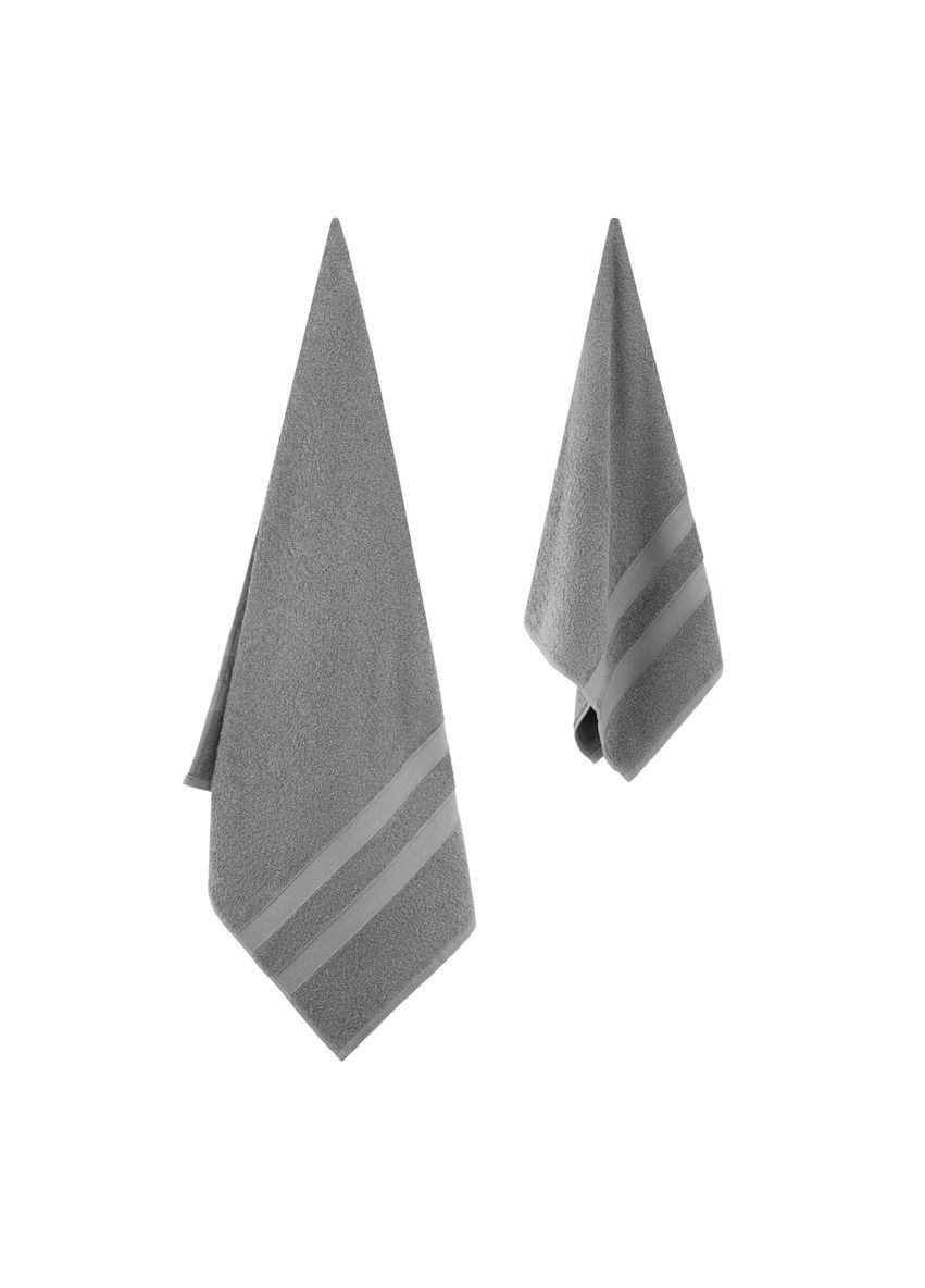 Набор полотенец махровых Splendid ART2359GR 2 шт Ardesto серый